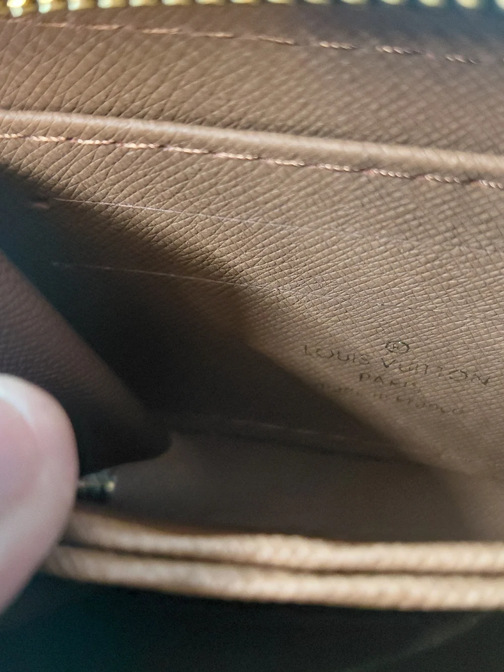 Louis Vuitton Monogram Zippy Zip Around Wallet-Coin Purse Brown